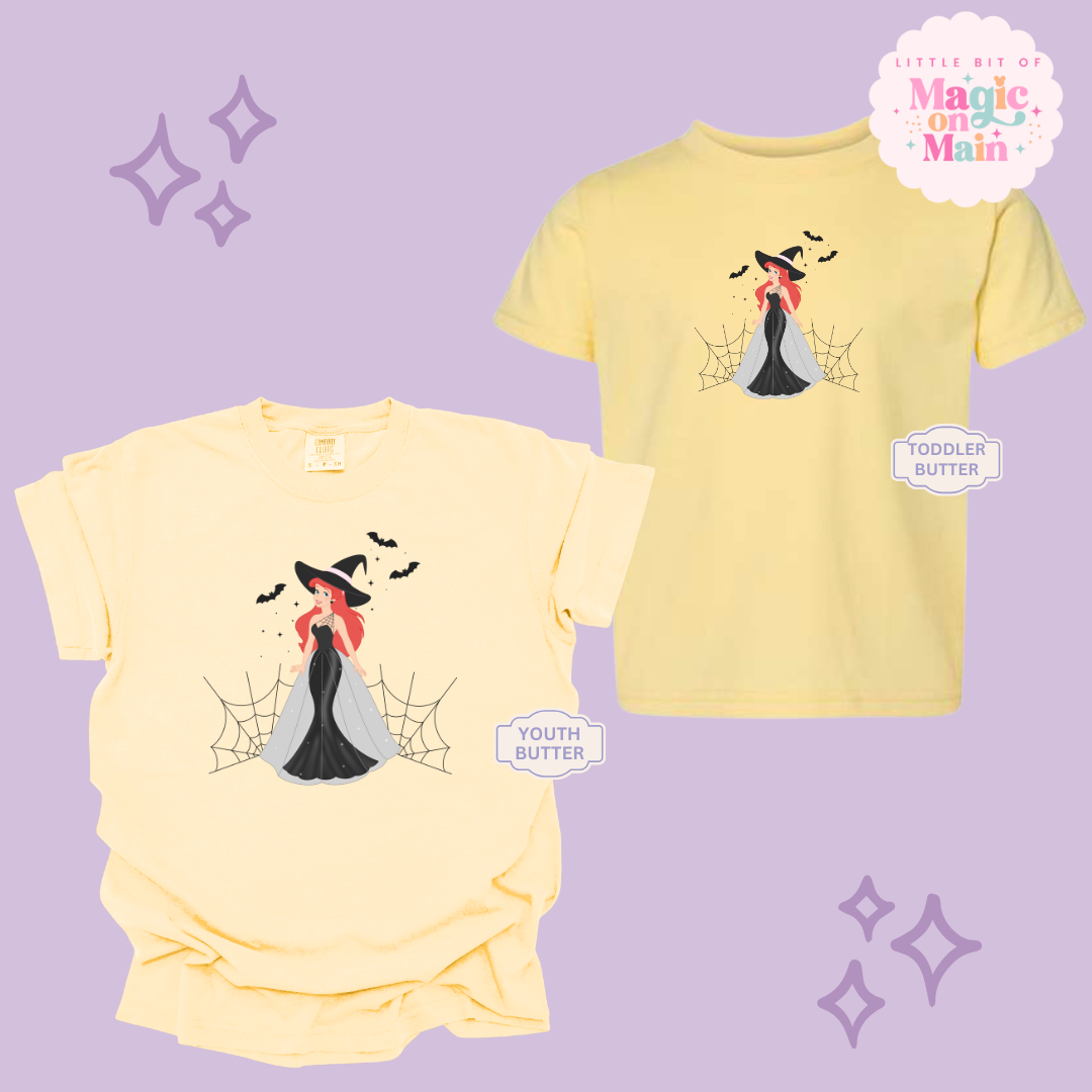 PRINTED SPOOKY ARIEL - YOUTH/TODDLER