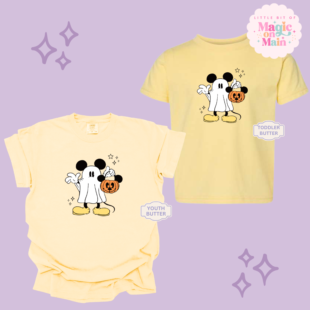 PRINTED MICKEY GHOST - YOUTH/TODDLER