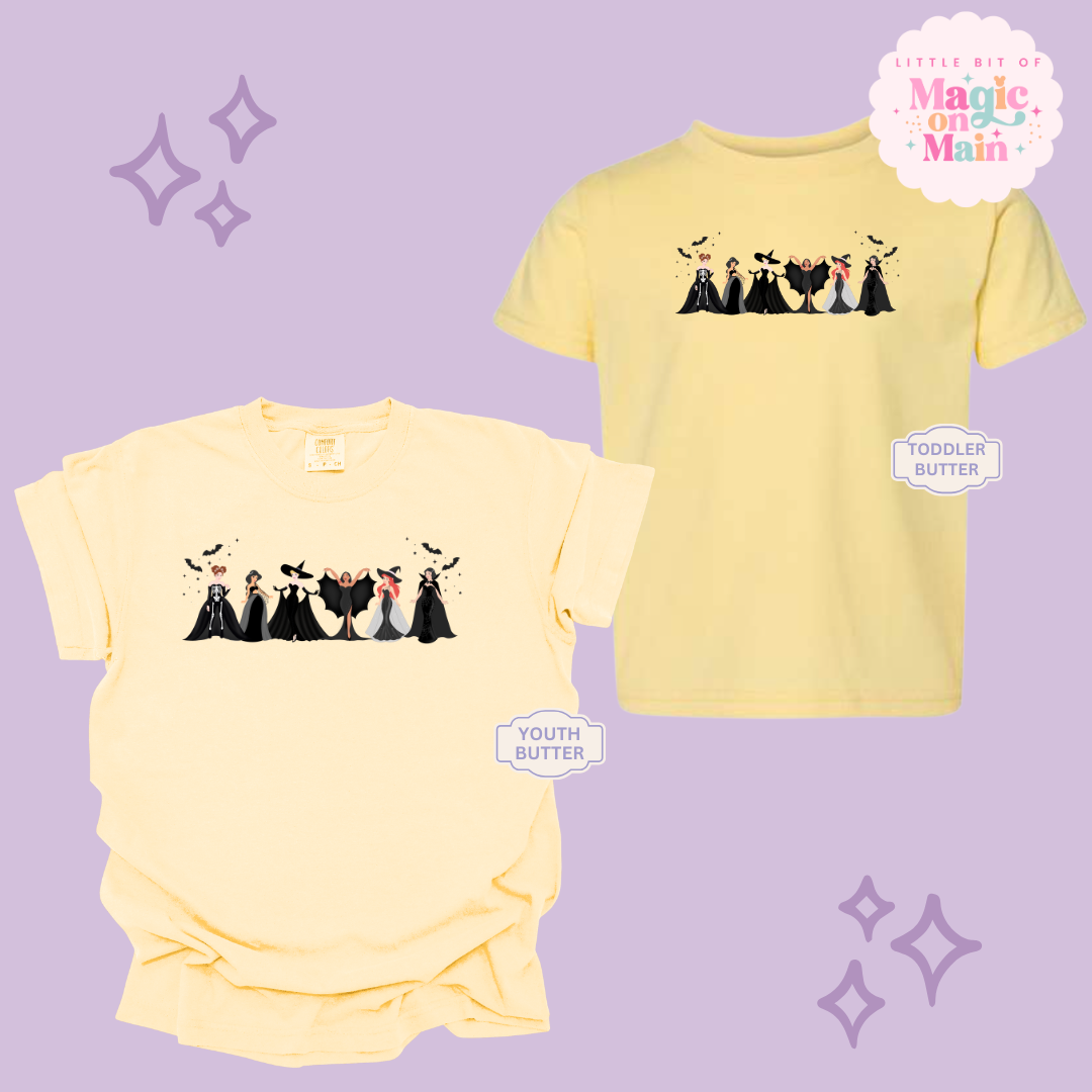 PRINTED SPOOKY PRINCESSES - YOUTH/TODDLER