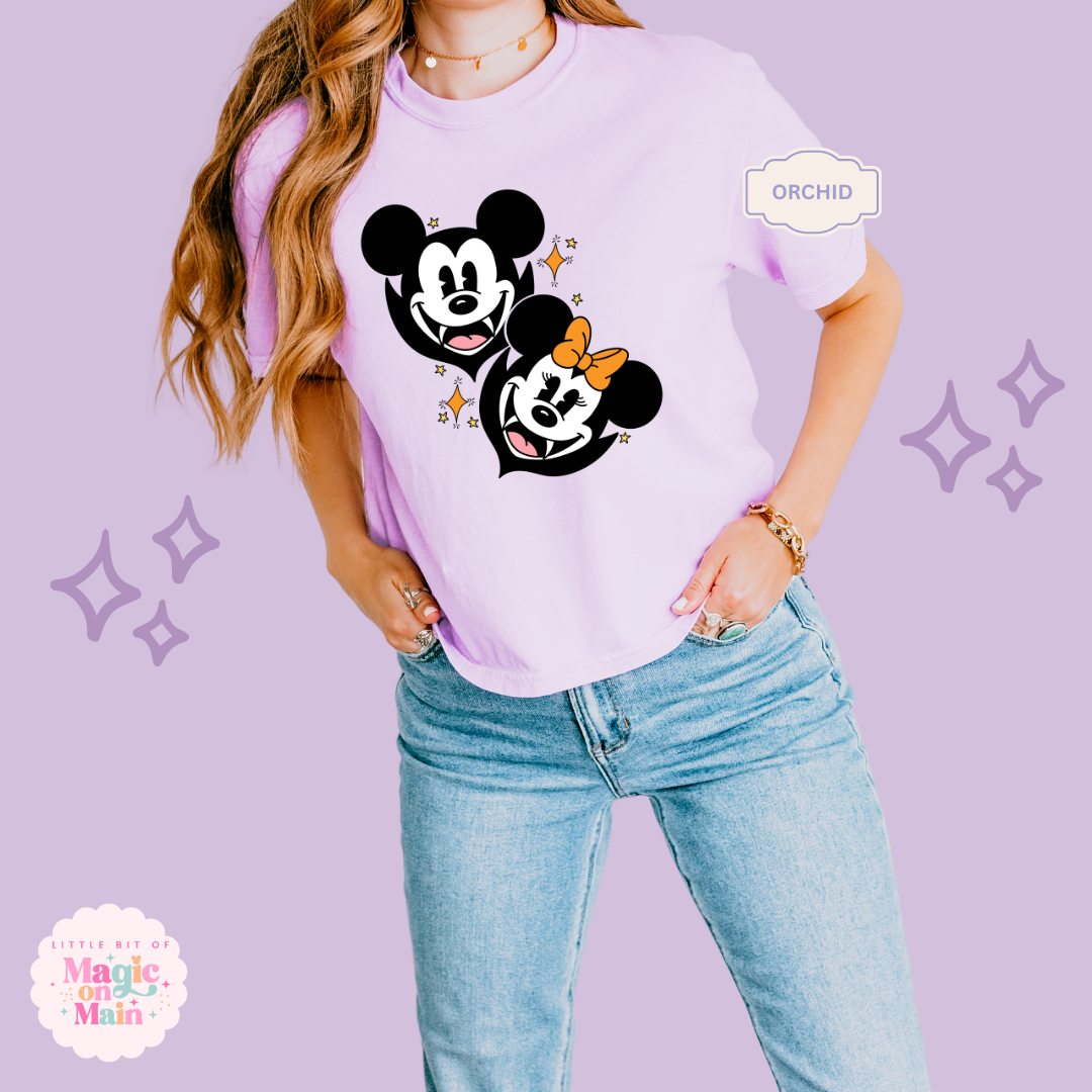 PRINTED VAMPIRES - WOMENS BOXY T-SHIRT