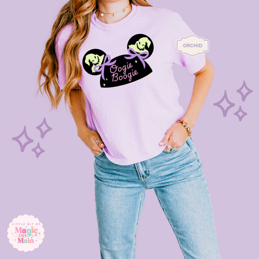 PRINTED BOOGIE BASH - EXCLUSIVE TO MoM - WOMENS BOXY T-SHIRT