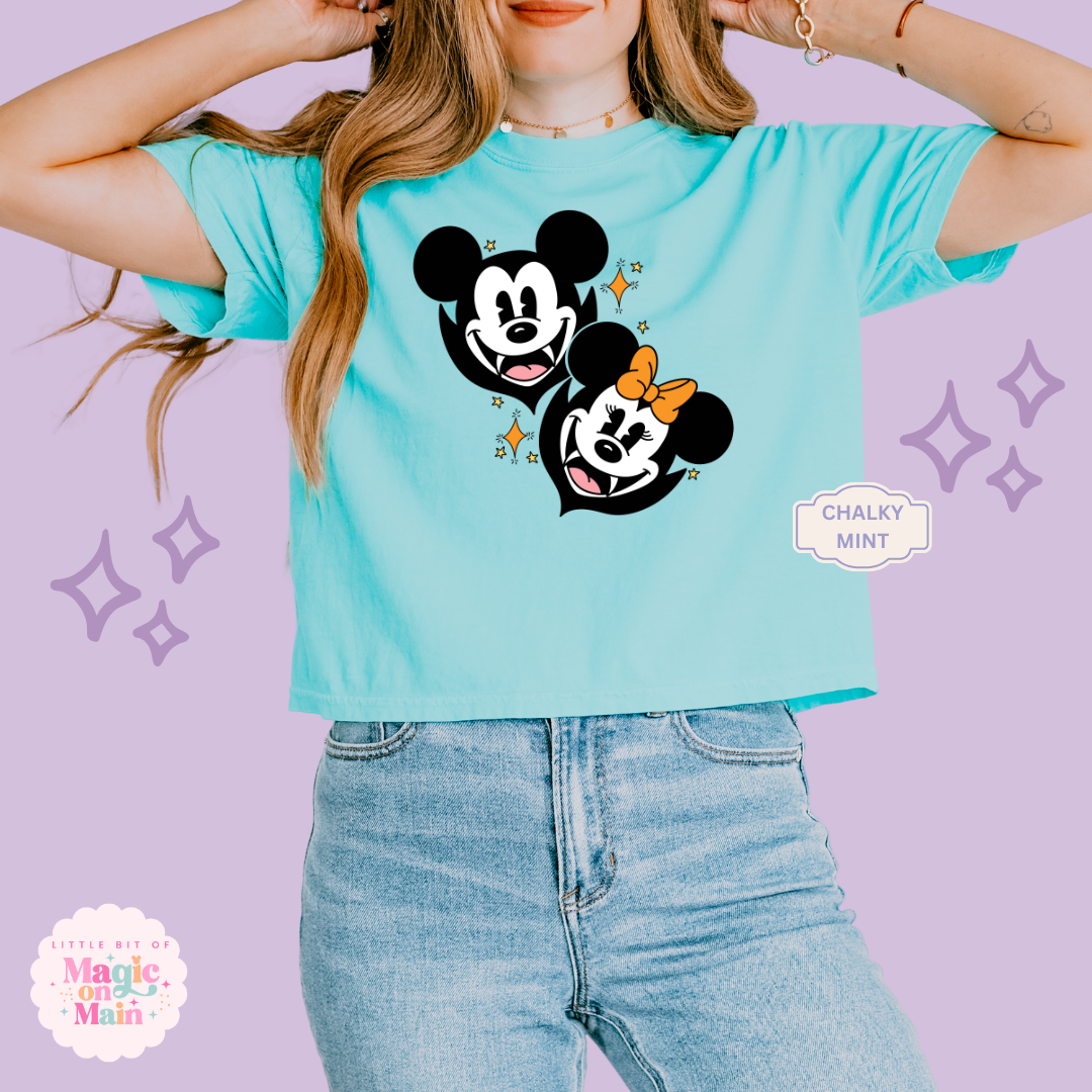 PRINTED VAMPIRES - WOMENS BOXY T-SHIRT