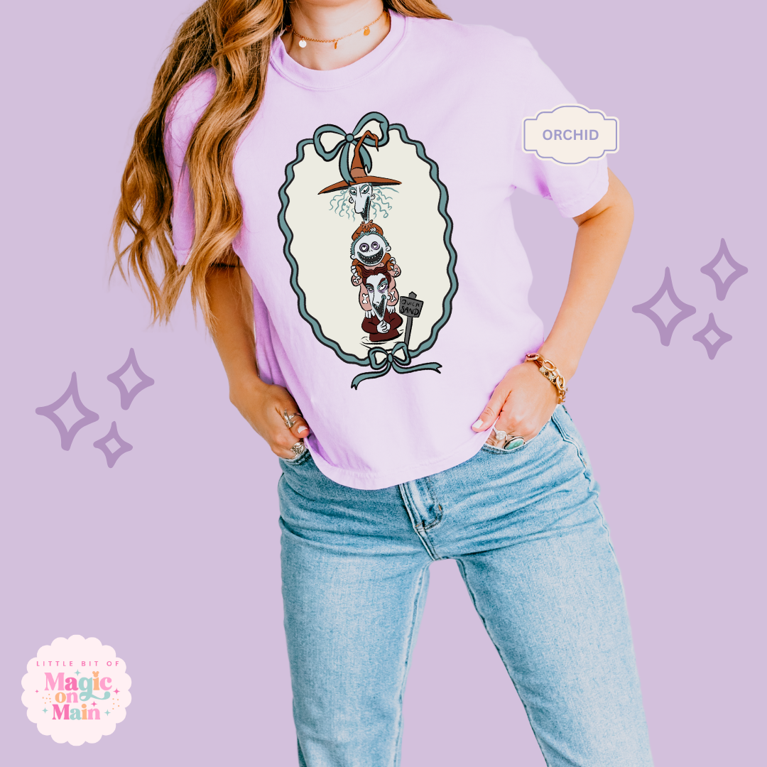 PRINTED LOCK SHOCK BARREL - WOMENS BOXY T-SHIRT