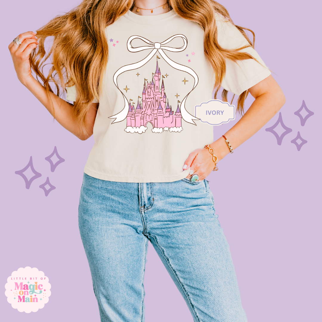 PRINTED CASTLE - WOMENS BOXY T-SHIRT