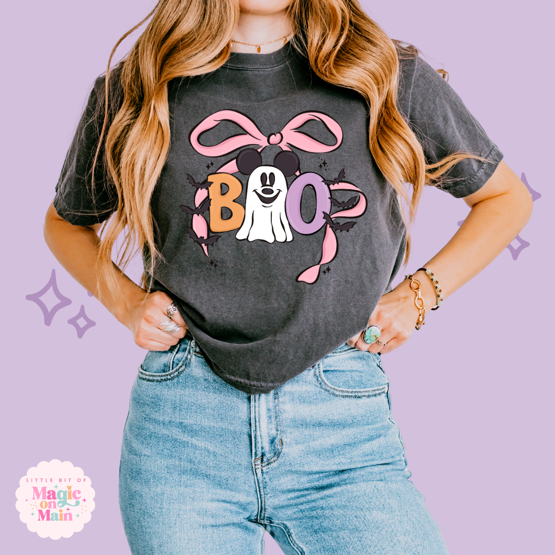 PRINTED BOO (no text) - WOMENS BOXY T-SHIRT
