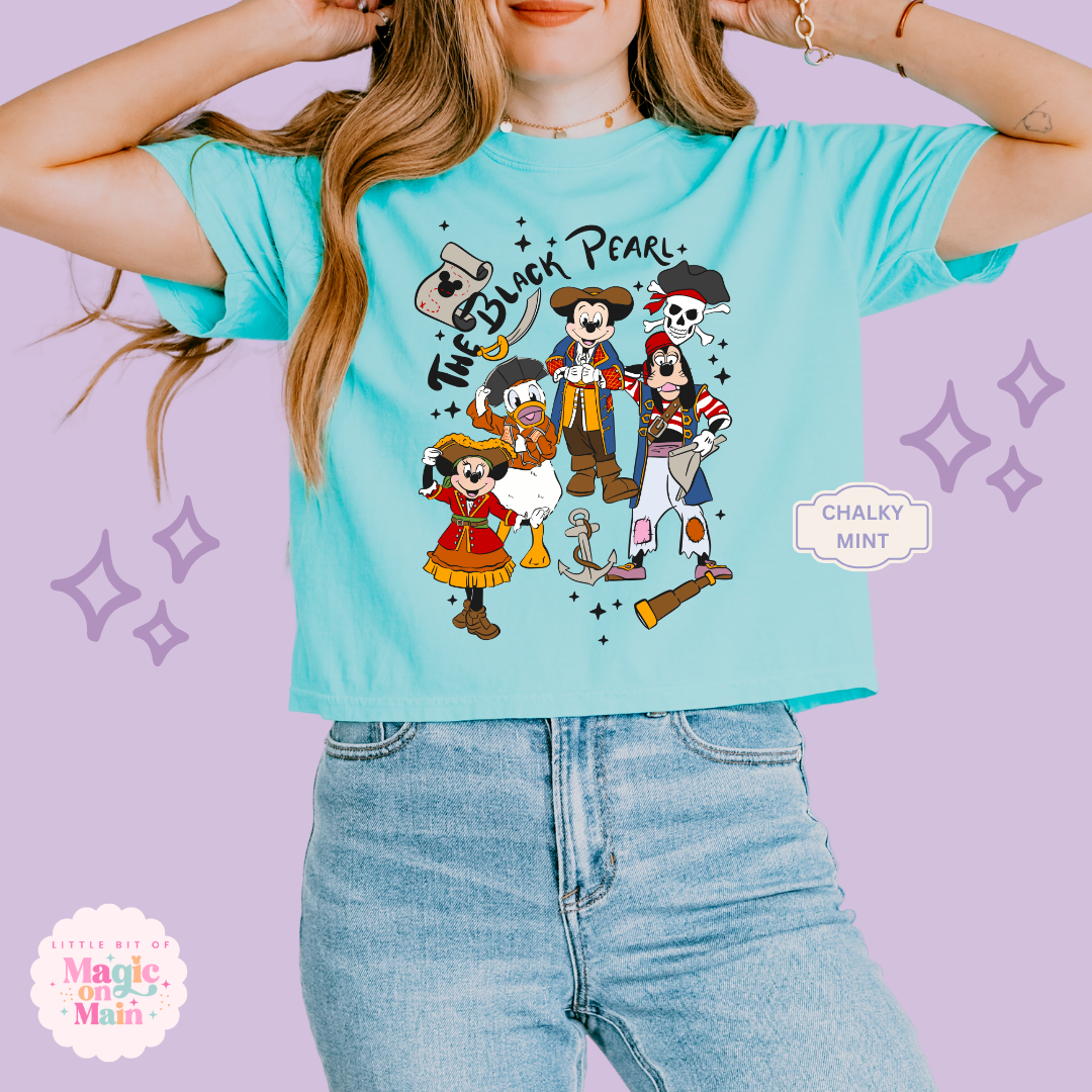 PRINTED PIRATES - WOMENS BOXY T-SHIRT