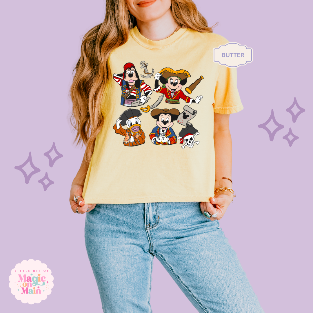 PRINTED PIRATES 2 - WOMENS BOXY T-SHIRT