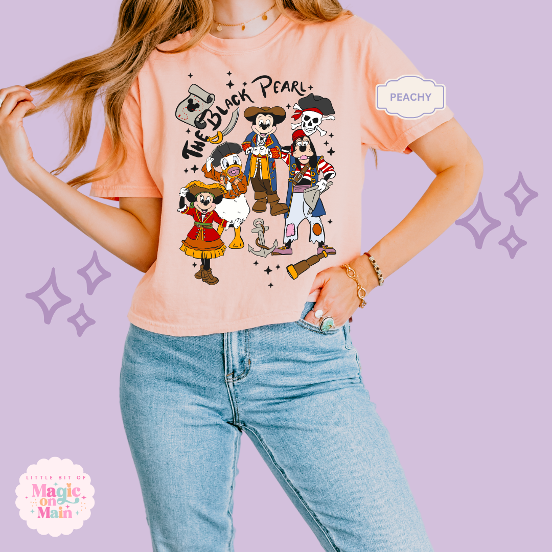 PRINTED PIRATES - WOMENS BOXY T-SHIRT