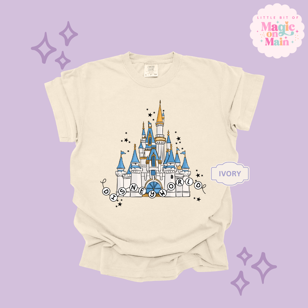 PRINTED DWORLD CASTLE - ADULT T-SHIRT