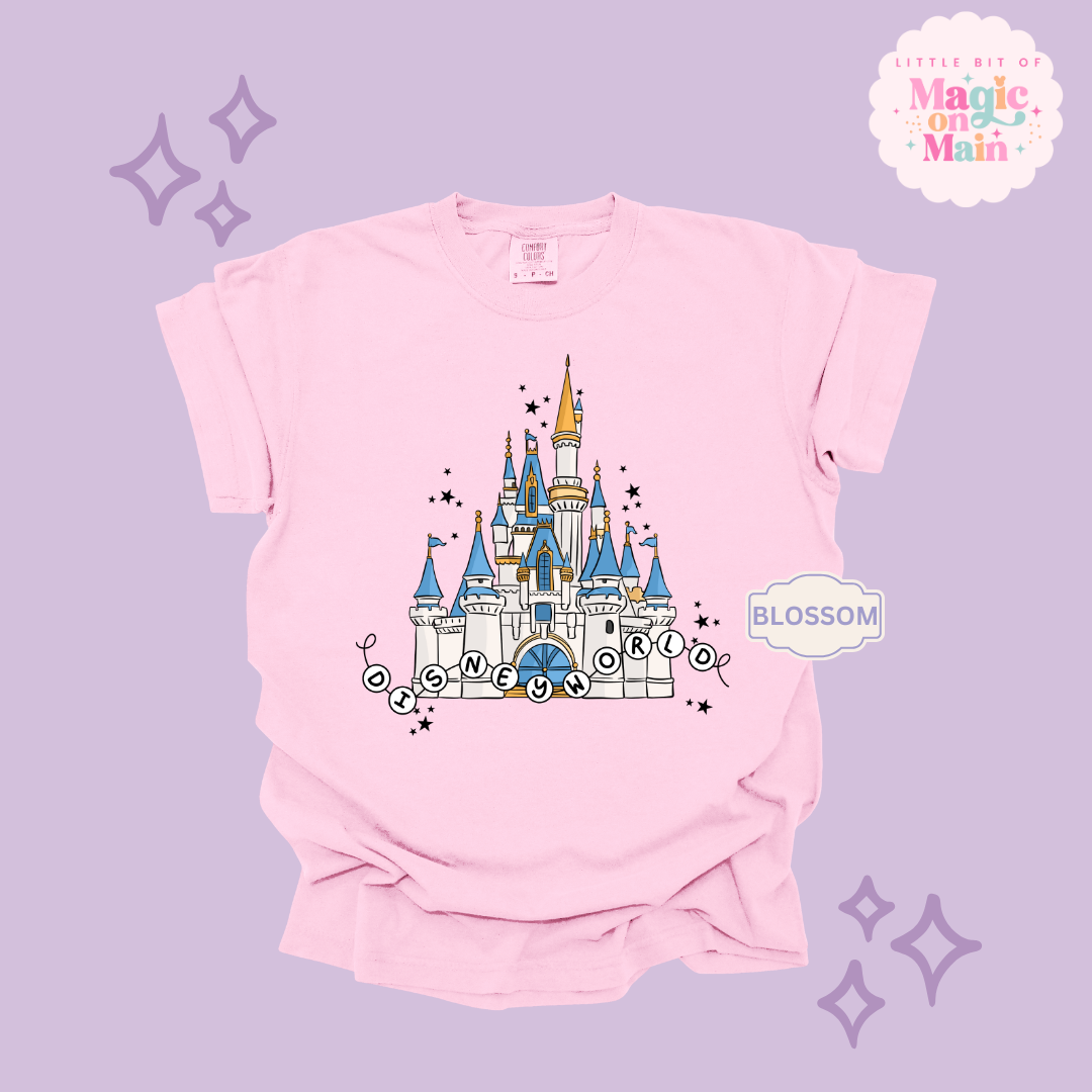PRINTED DWORLD CASTLE - ADULT T-SHIRT