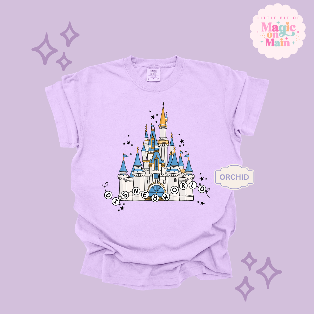 PRINTED DWORLD CASTLE - ADULT T-SHIRT