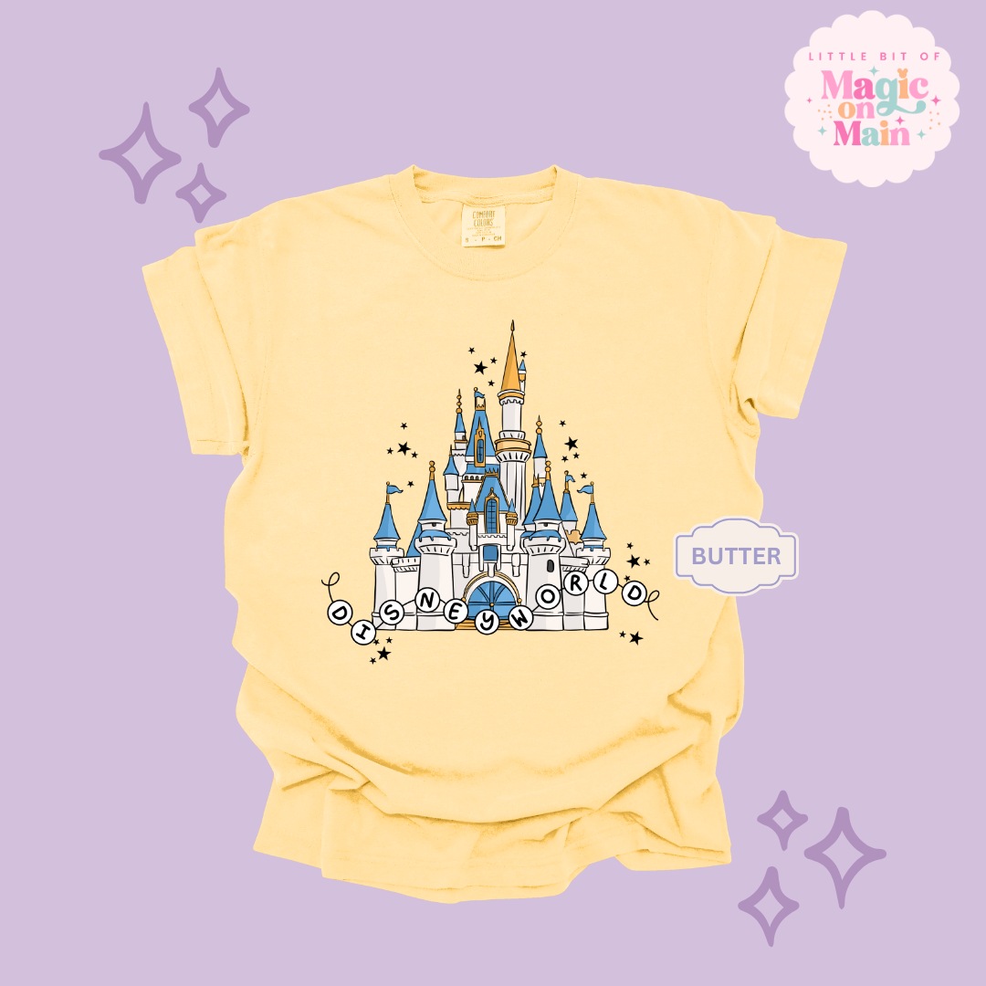 PRINTED DWORLD CASTLE - ADULT T-SHIRT