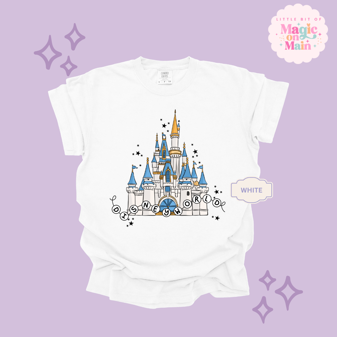 PRINTED DWORLD CASTLE - ADULT T-SHIRT
