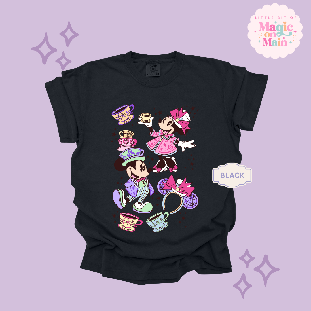 PRINTED MINNIES WONDERLAND - ADULT T-SHIRT