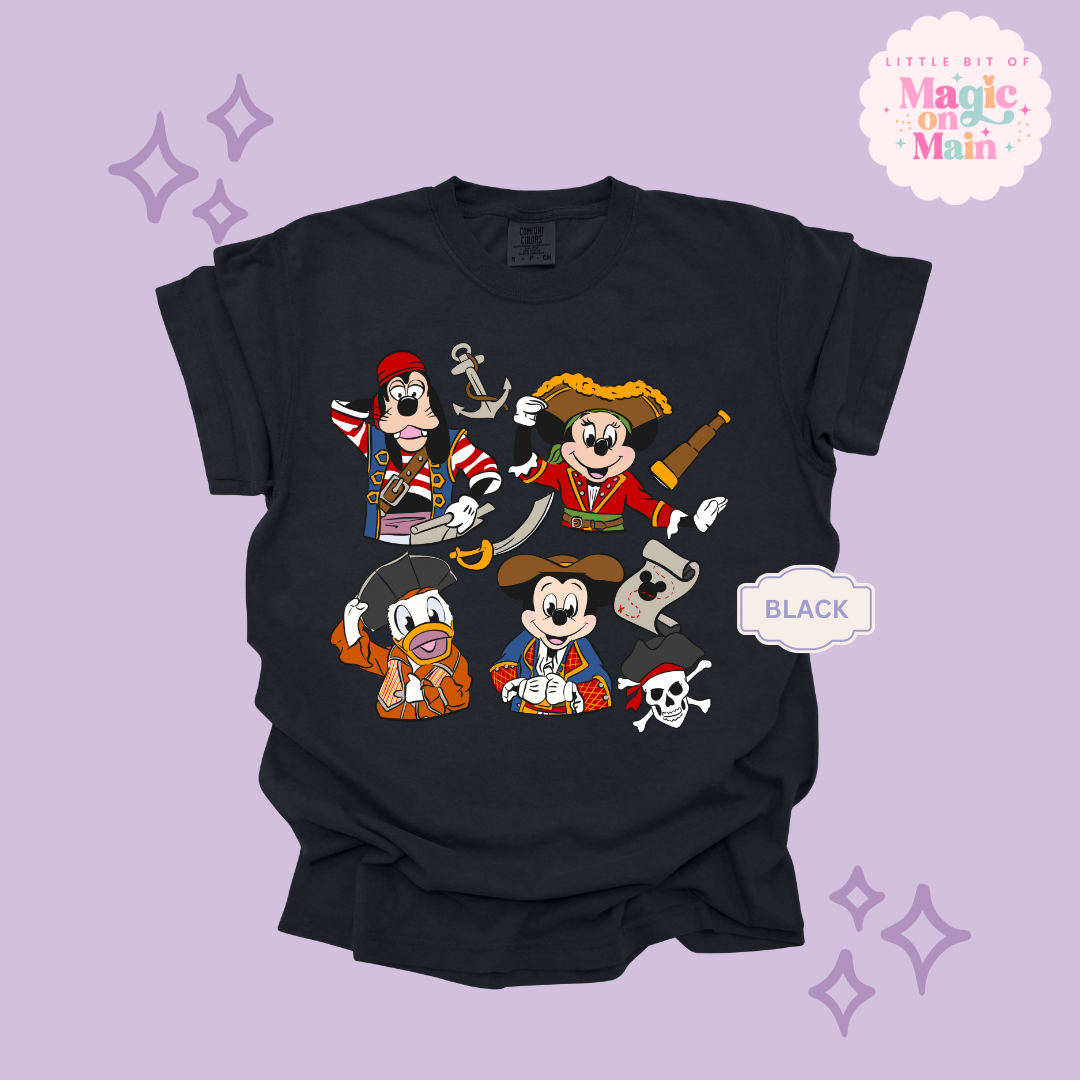 PRINTED PIRATES 2 - ADULT T-SHIRT