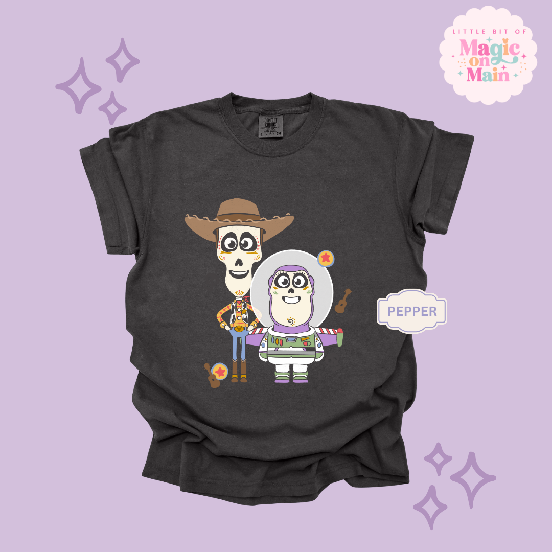 PRINTED DIA DE LOS MUERTOS - ADULT T-SHIRT