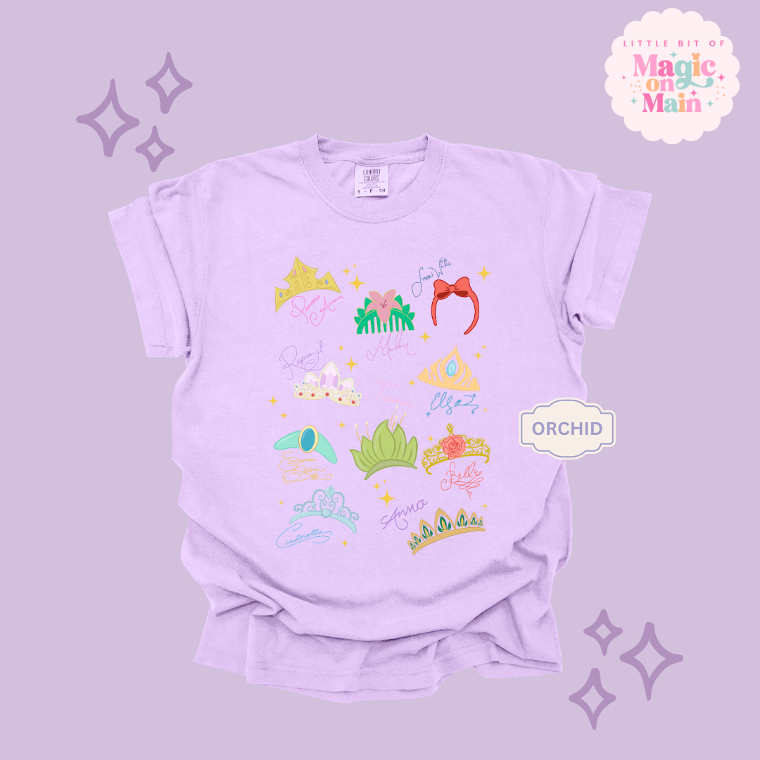 PRINTED CROWNS - ADULT T-SHIRT