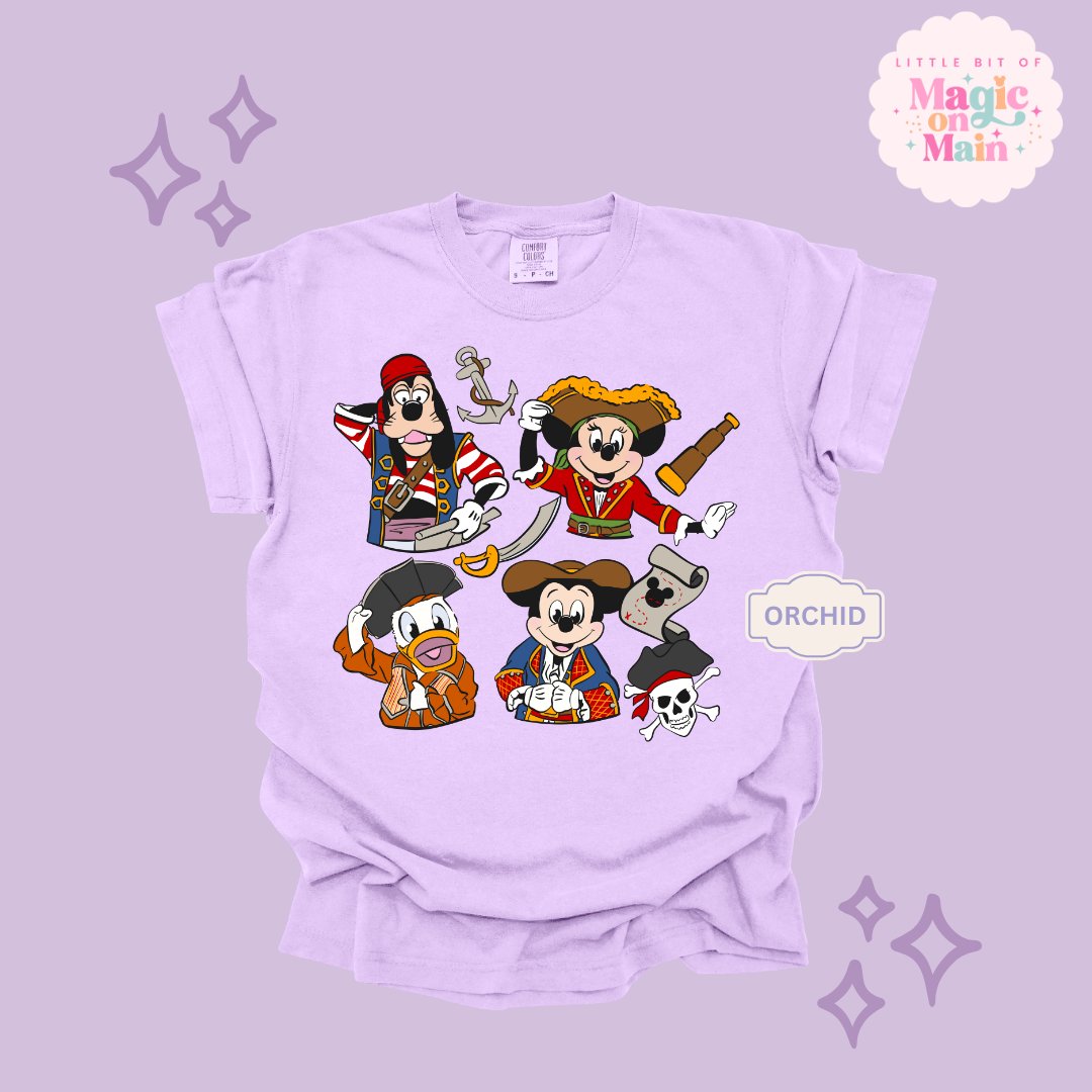 PRINTED PIRATES 2 - ADULT T-SHIRT