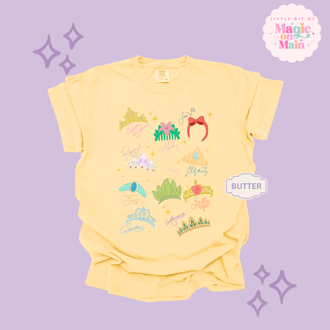 PRINTED CROWNS - ADULT T-SHIRT