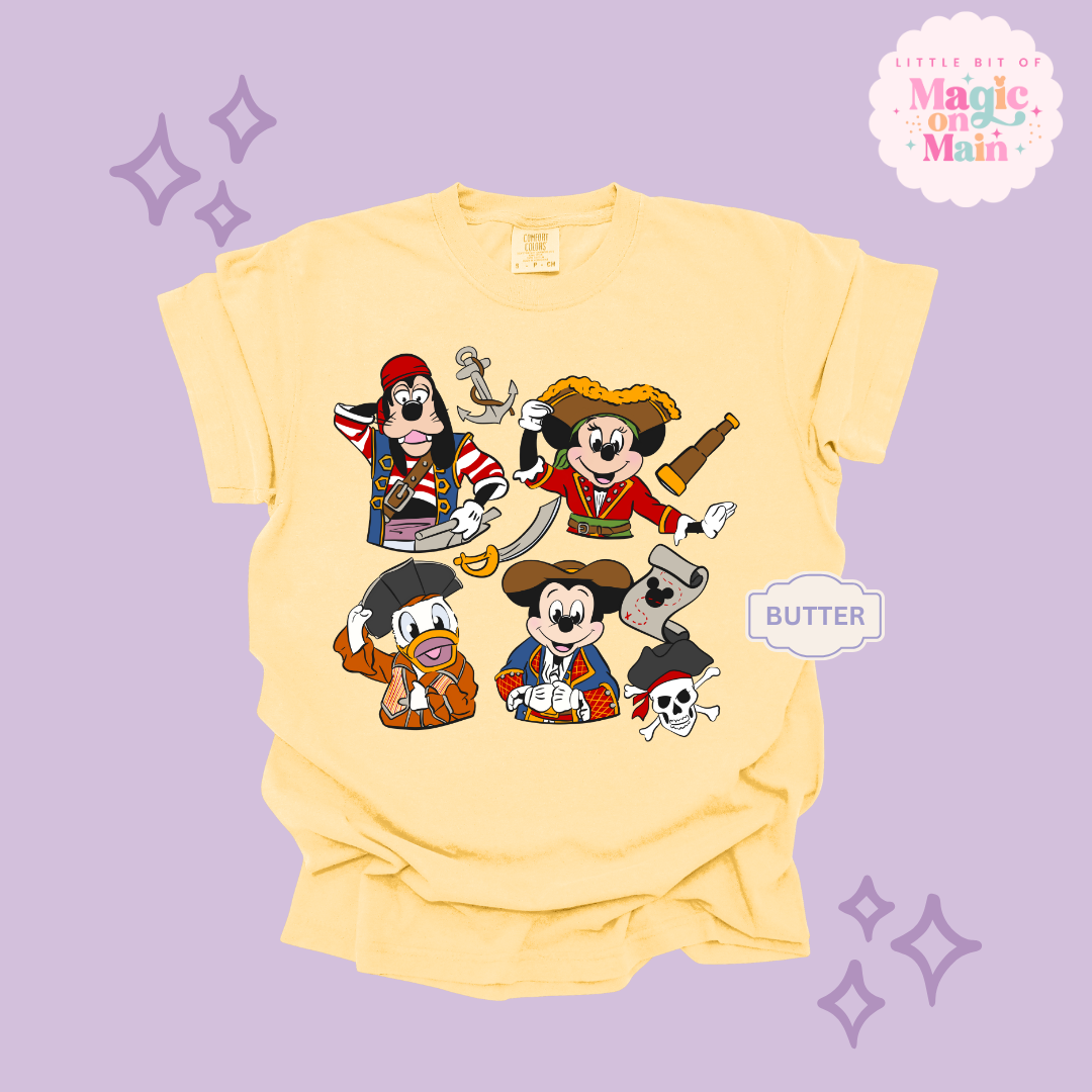 PRINTED PIRATES 2 - ADULT T-SHIRT