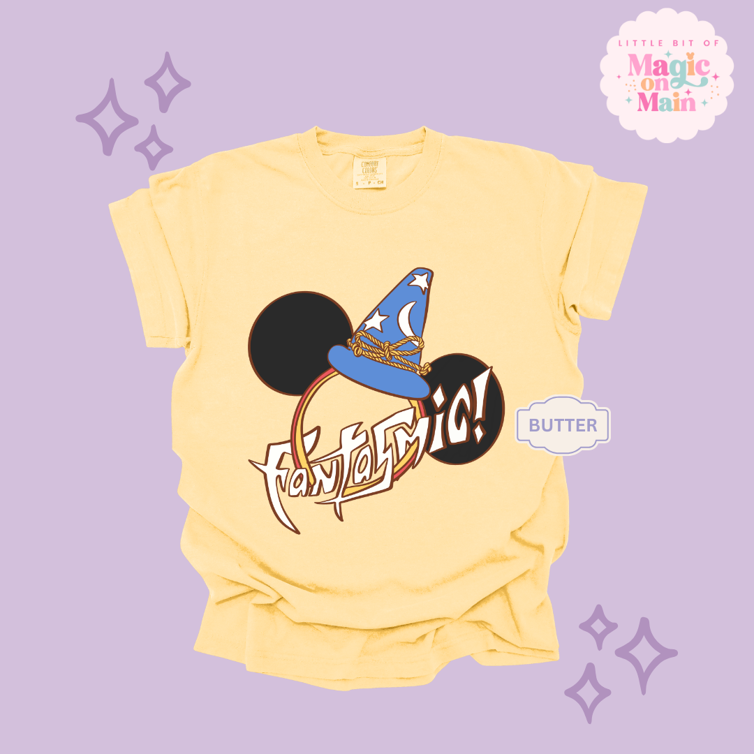 PRINTED FANTASMIC EARS - ADULT T-SHIRT