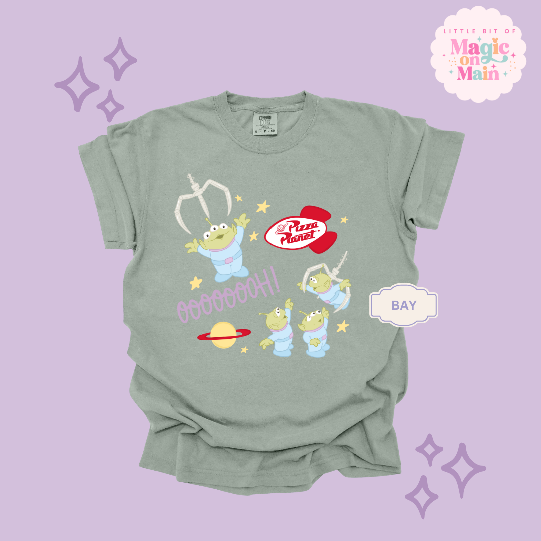 PRINTED ALIENS - EXCLUSIVE TO MoM - ADULT T-SHIRT