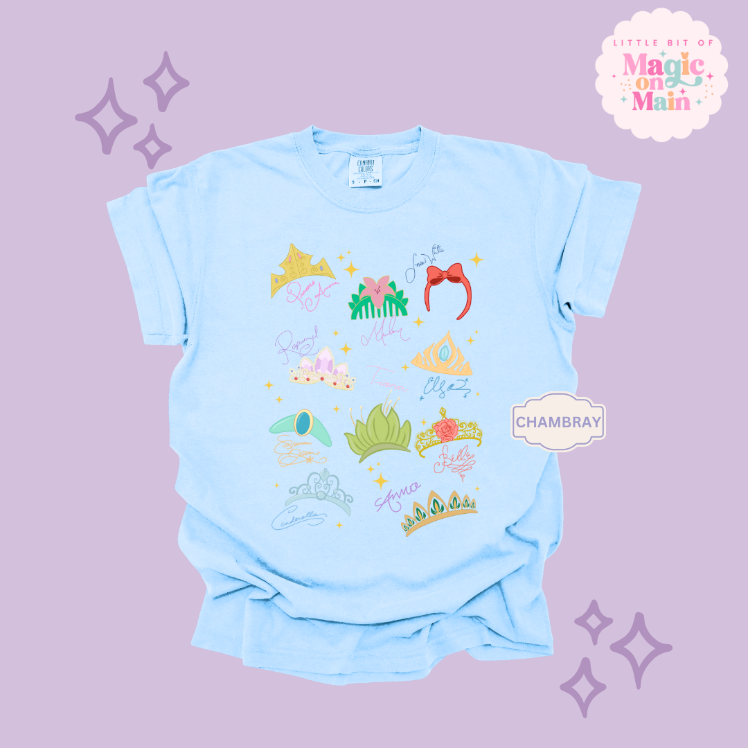 PRINTED CROWNS - ADULT T-SHIRT