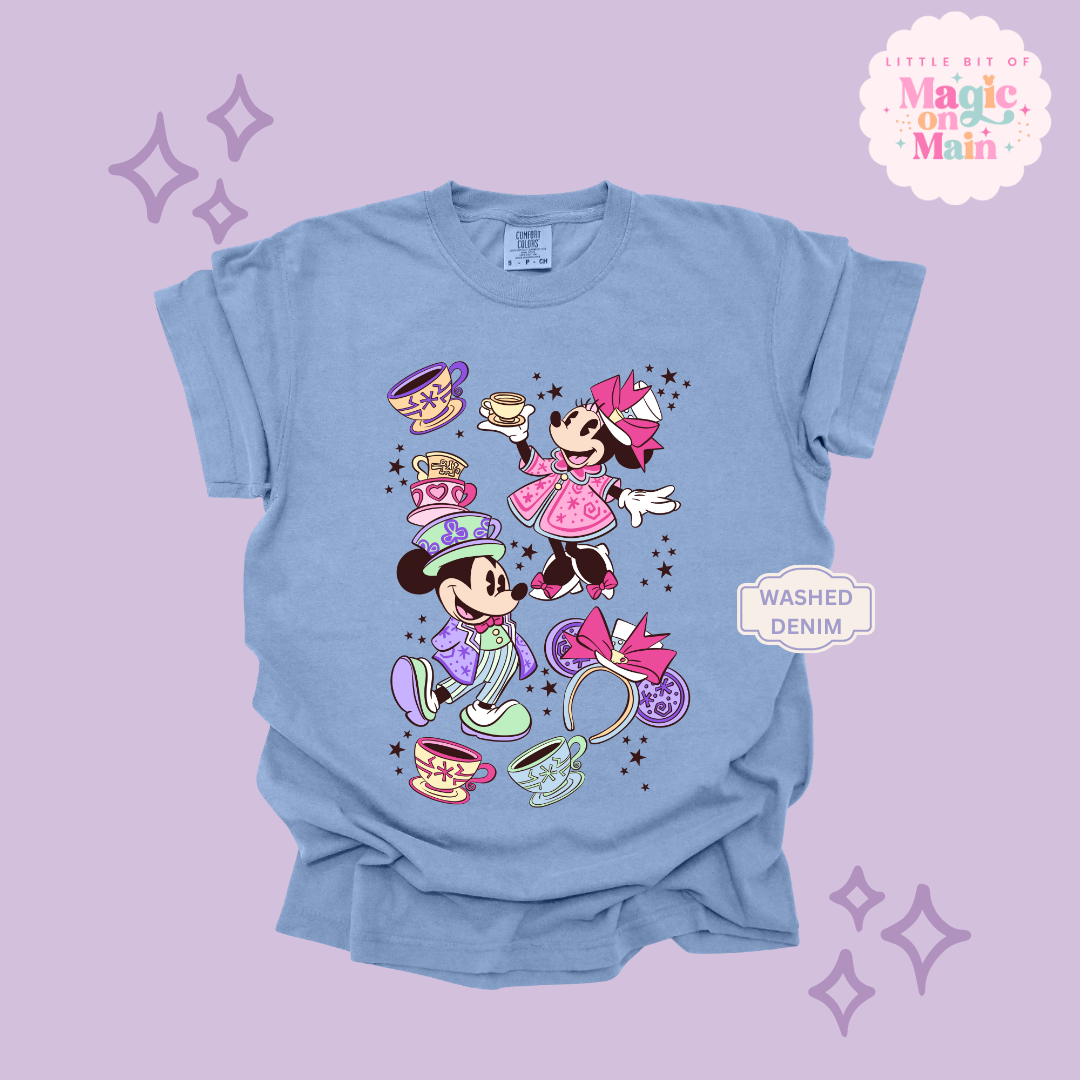PRINTED MINNIES WONDERLAND - ADULT T-SHIRT