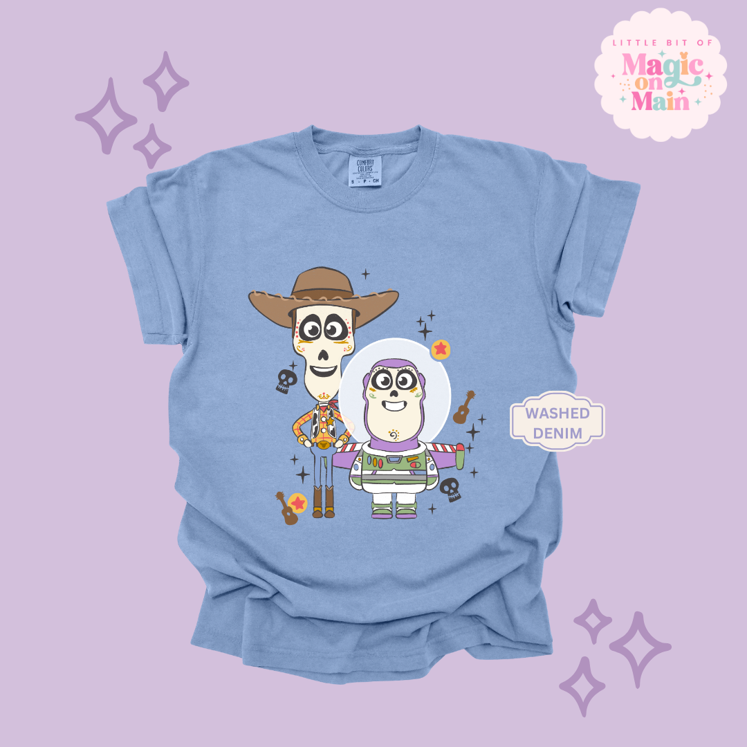 PRINTED DIA DE LOS MUERTOS - ADULT T-SHIRT
