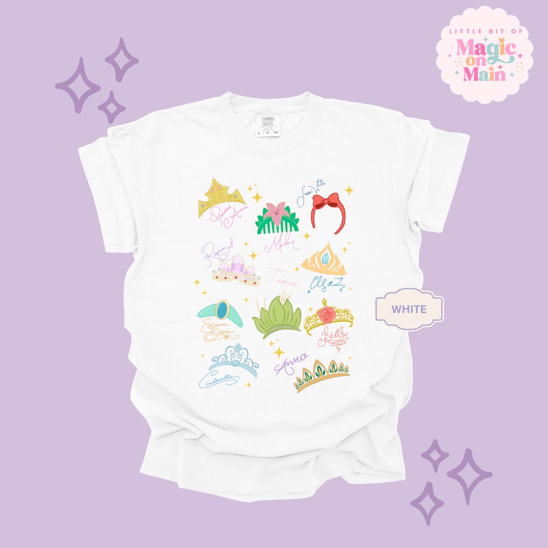 PRINTED CROWNS - ADULT T-SHIRT