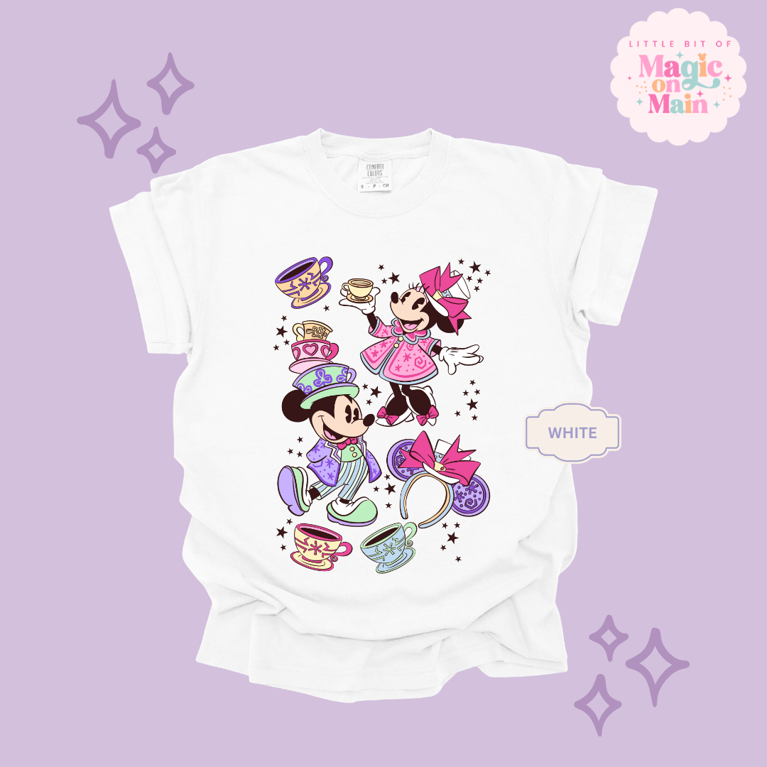 PRINTED MINNIES WONDERLAND - ADULT T-SHIRT