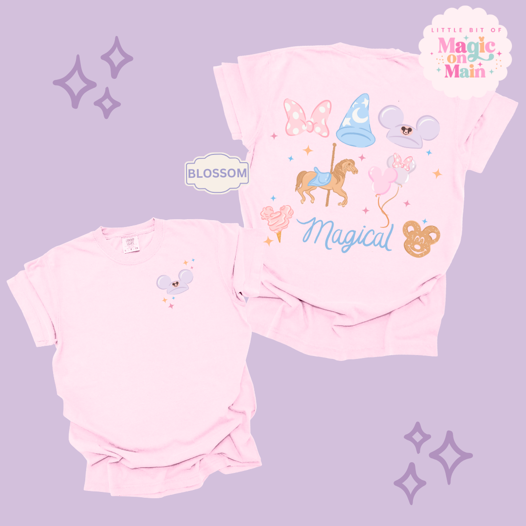 PRINTED MAGICAL FRONT AND BACK - ADULT T-SHIRT