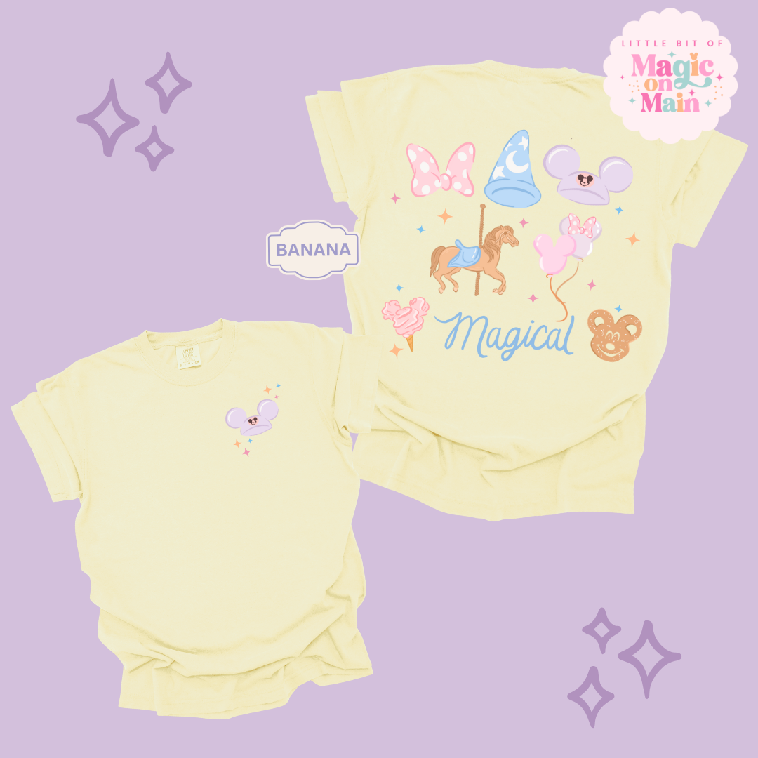PRINTED MAGICAL FRONT AND BACK - ADULT T-SHIRT