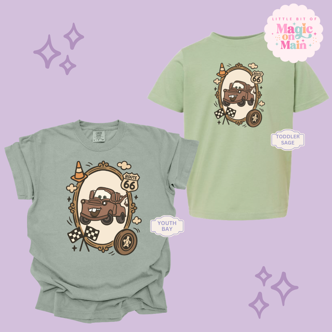 PRINTED RUSTY TRUCK COQUETTE - YOUTH/TODDLER