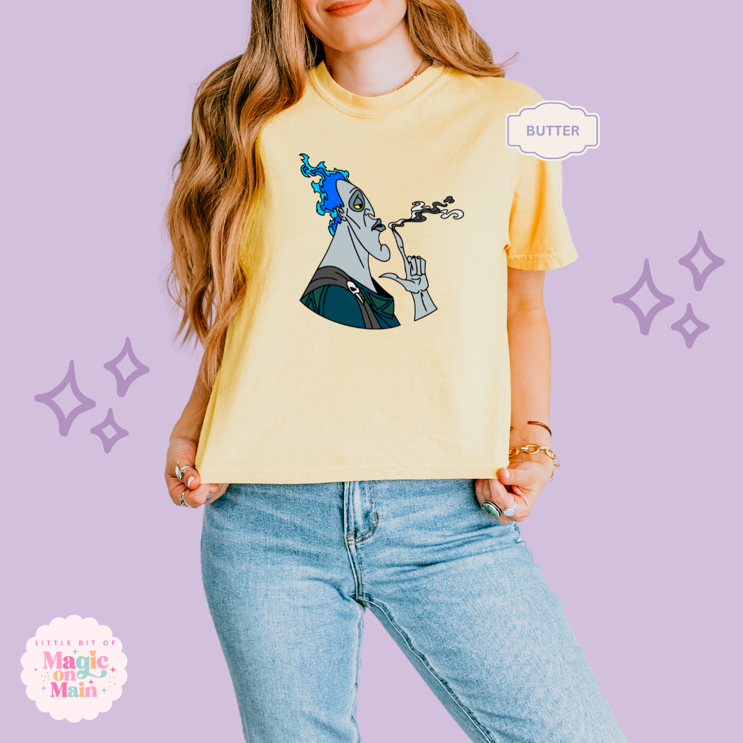 PRINTED HADES - WOMENS BOXY T-SHIRT
