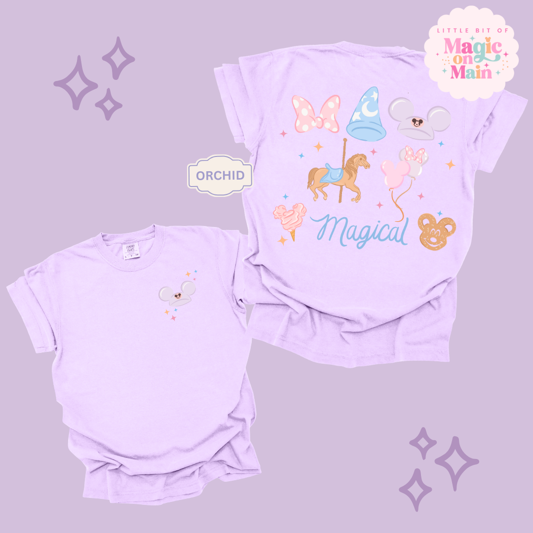 PRINTED MAGICAL FRONT AND BACK - ADULT T-SHIRT