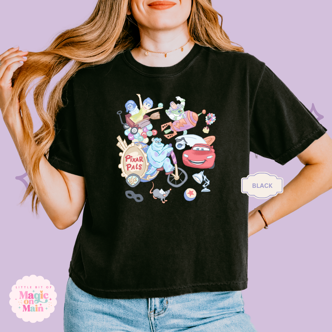 PRINTED PIX FRIENDS - WOMENS BOXY T-SHIRT