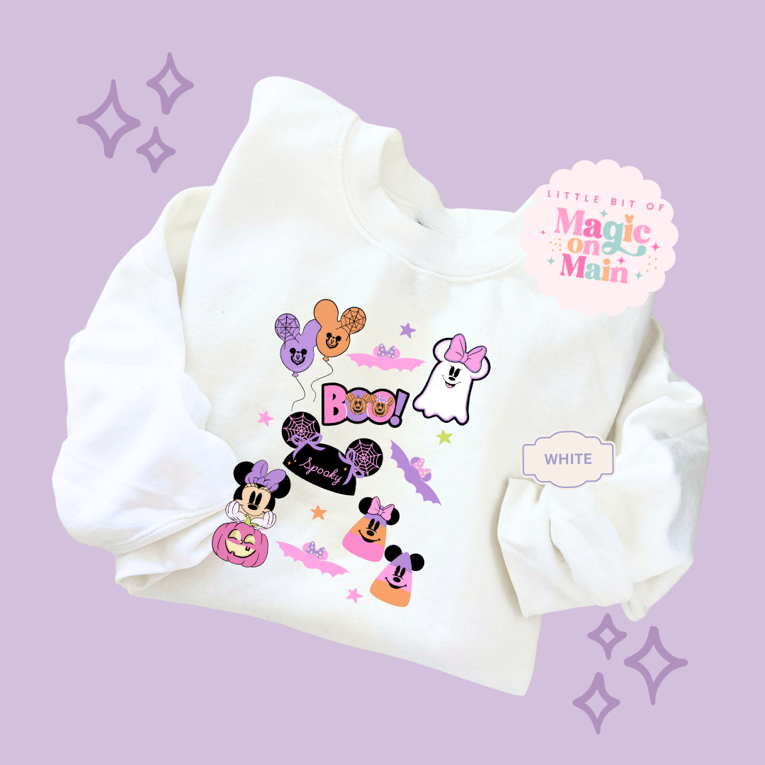 PRINTED SPOOKY ELEMENTS - EXCLUSIVE TO MOM - ADULT SWEATSHIRT