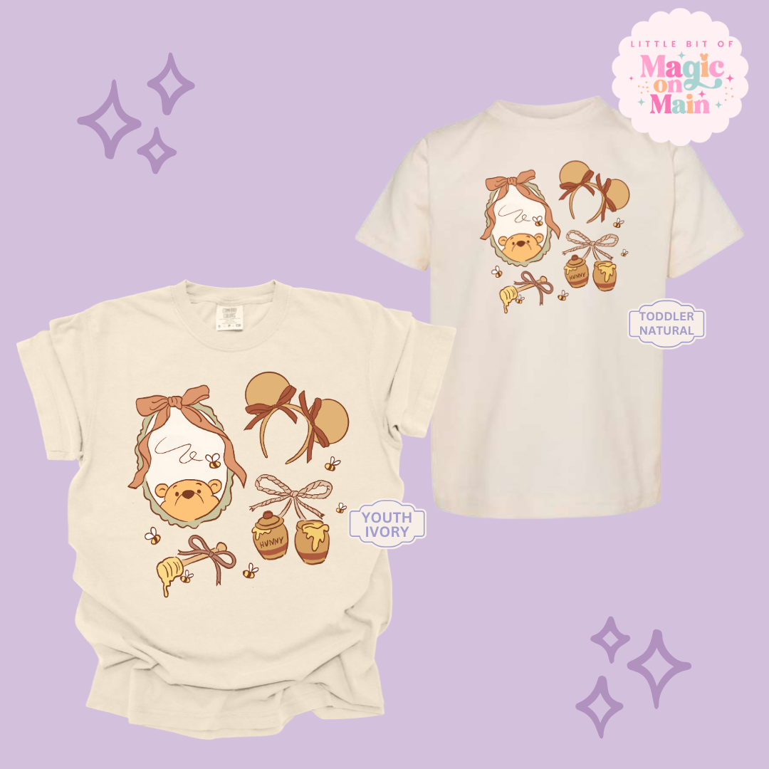 PRINTED WINNIE THE POOH COQUETTE - YOUTH/TODDLER