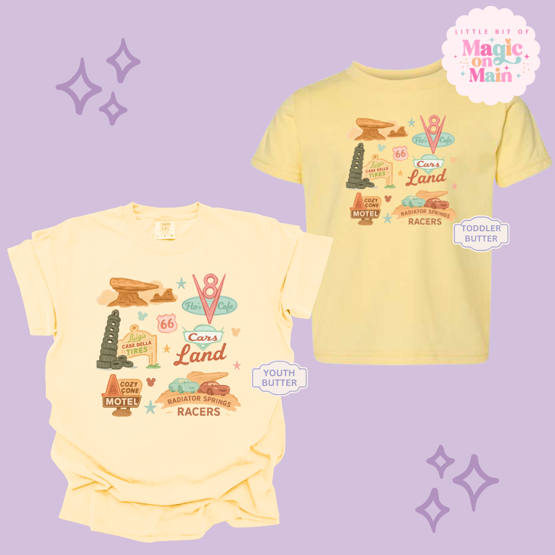 PRINTED CARS ELEMENTS - YOUTH/TODDLER