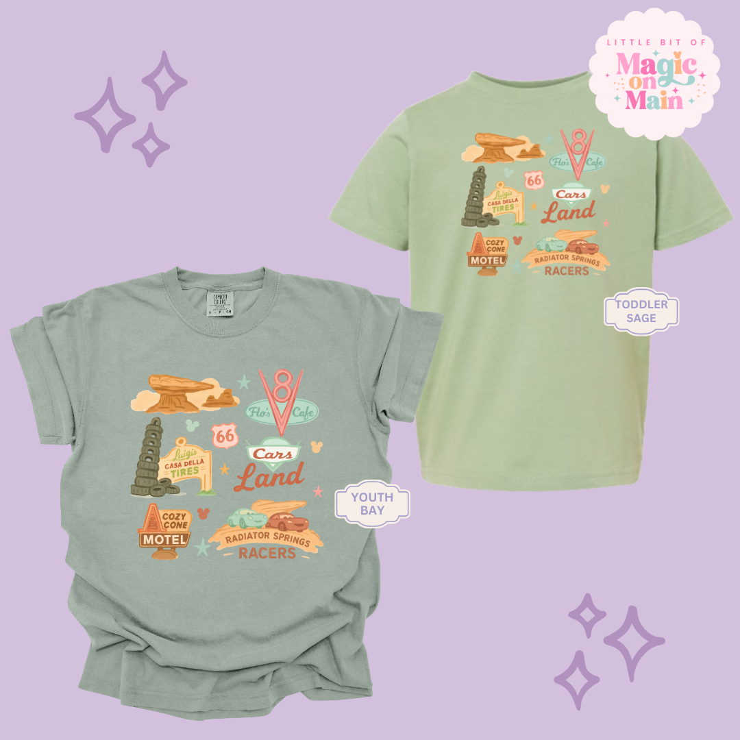 PRINTED CARS ELEMENTS - YOUTH/TODDLER