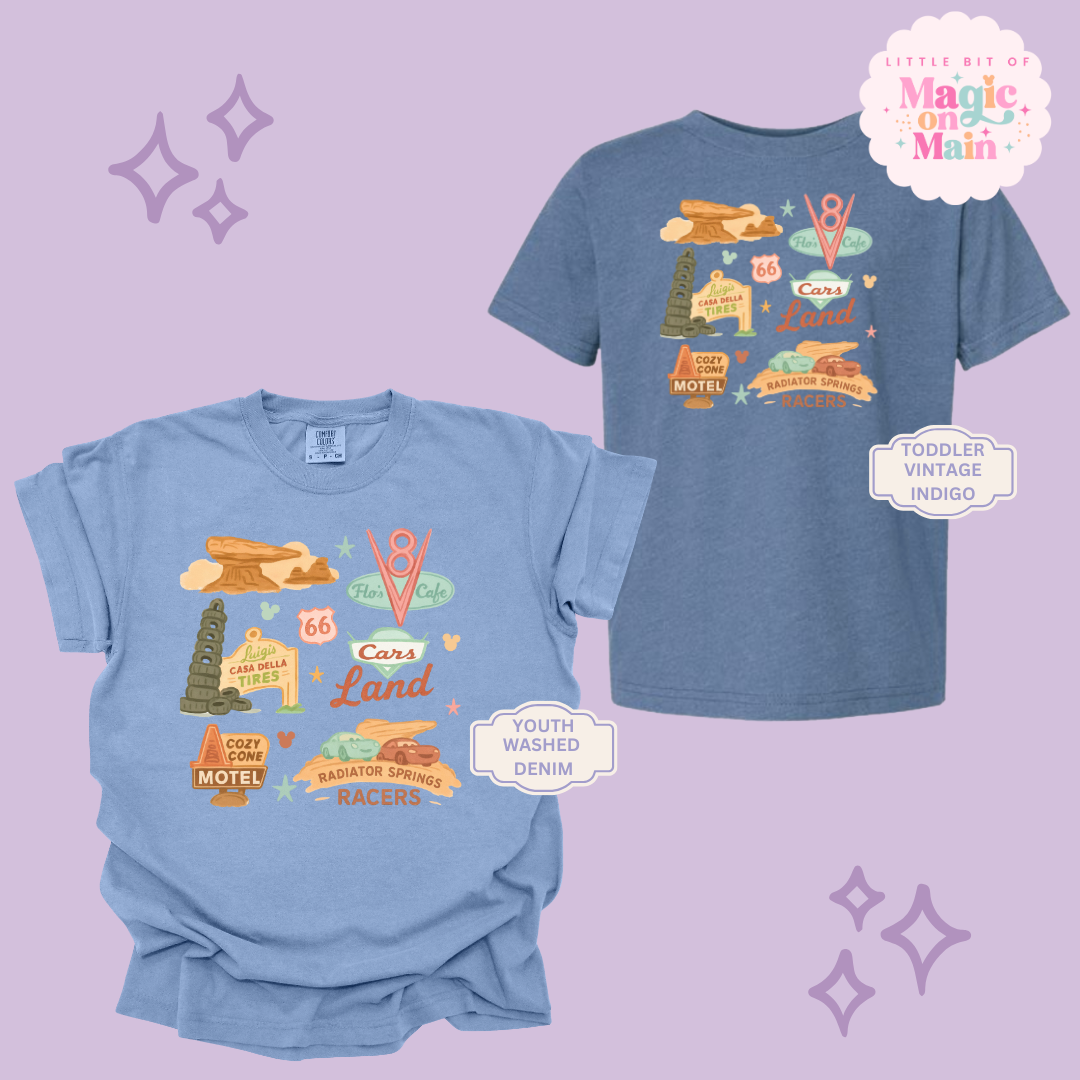 PRINTED CARS ELEMENTS - YOUTH/TODDLER