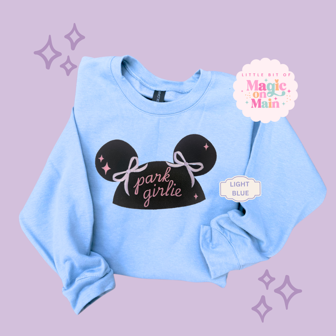 EMBROIDERED PARK GIRLIE HAT - EXCLUSIVE TO MoM - ADULT SWEATSHIRT