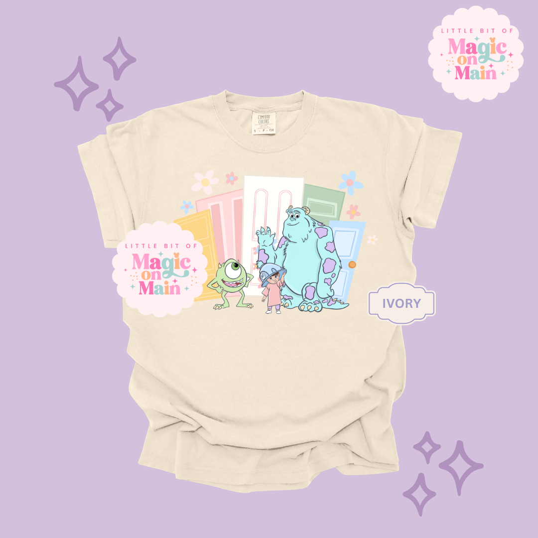 PRINTED MONSTER WITH FLOWERS - EXCLUSIVE TO MoM - ADULT T-SHIRT