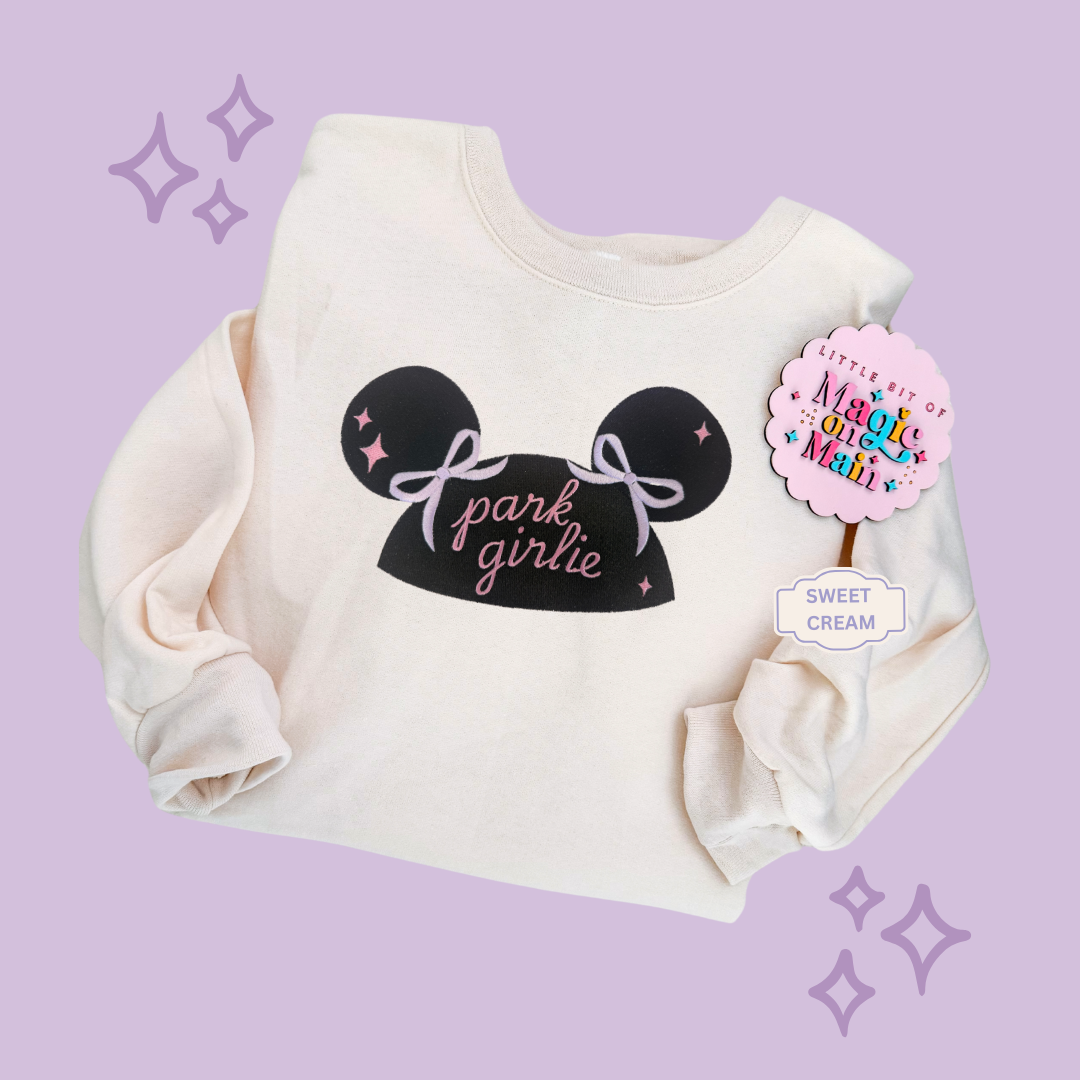 EMBROIDERED PARK GIRLIE HAT - EXCLUSIVE TO MoM - ADULT SWEATSHIRT