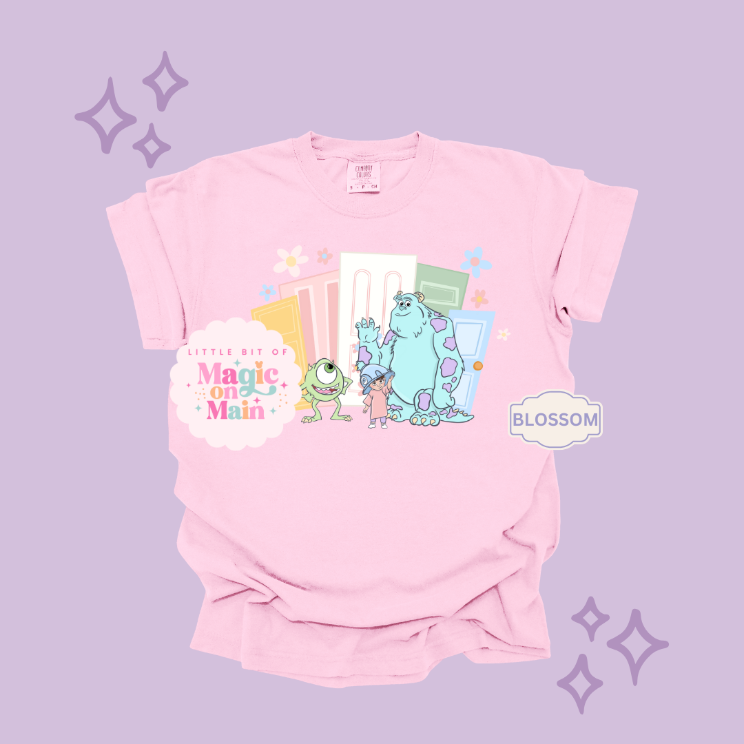 PRINTED MONSTER WITH FLOWERS - EXCLUSIVE TO MoM - ADULT T-SHIRT