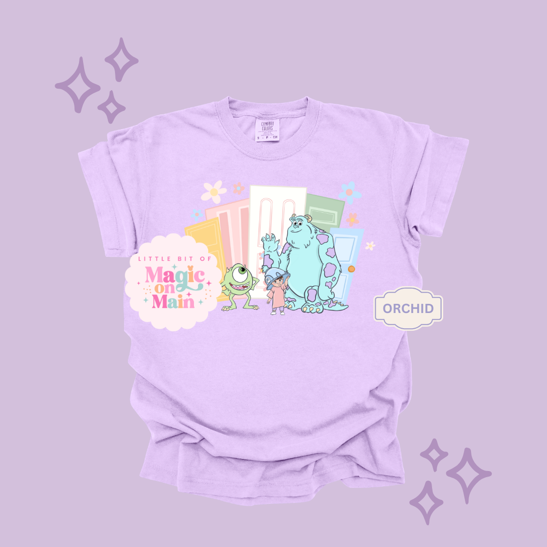 PRINTED MONSTER WITH FLOWERS - EXCLUSIVE TO MoM - ADULT T-SHIRT
