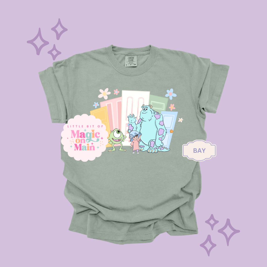 PRINTED MONSTER WITH FLOWERS - EXCLUSIVE TO MoM - ADULT T-SHIRT