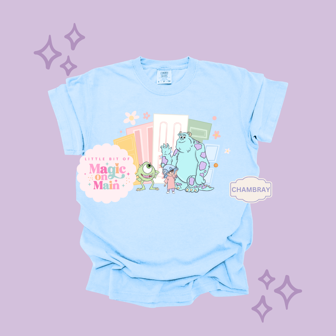 PRINTED MONSTER WITH FLOWERS - EXCLUSIVE TO MoM - ADULT T-SHIRT