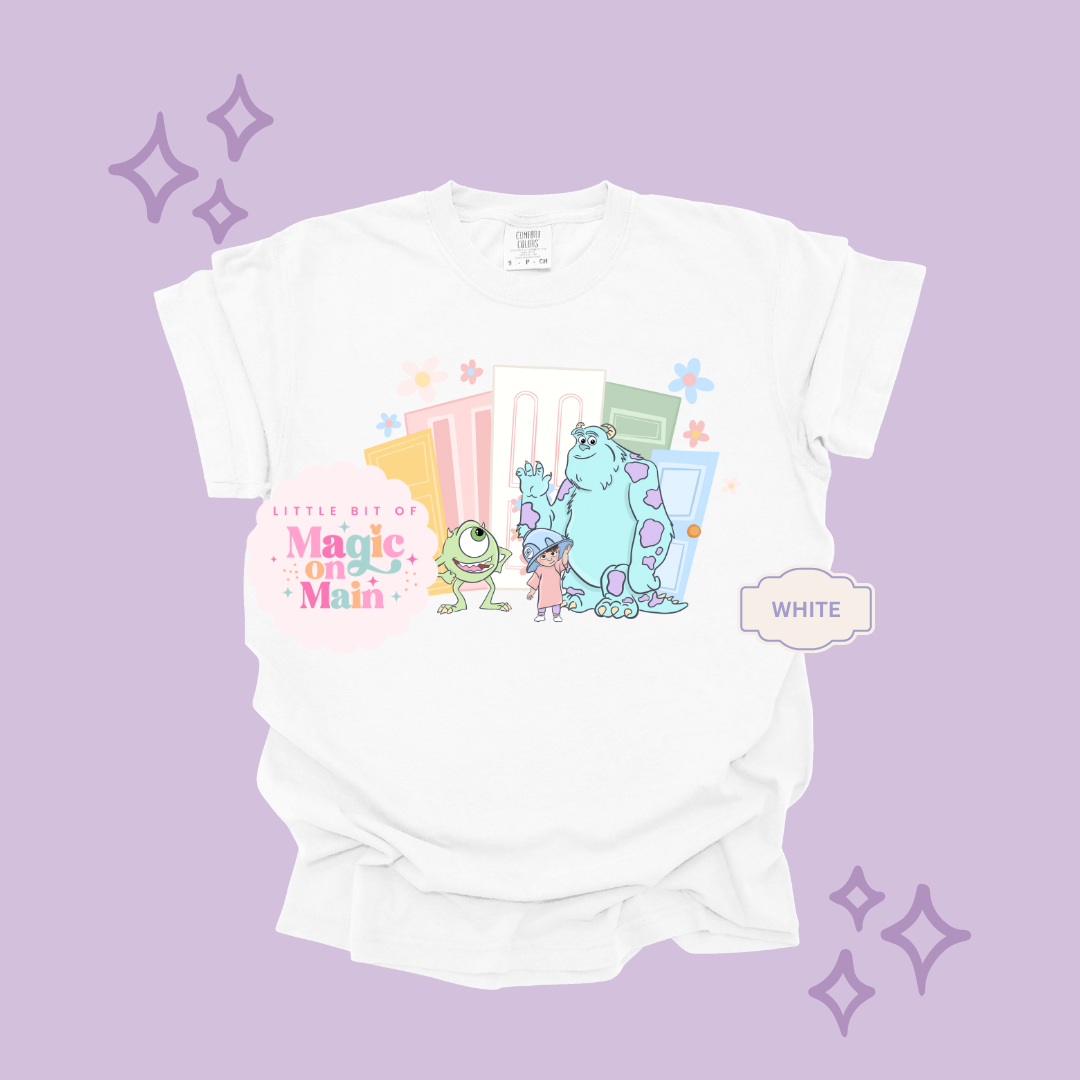 PRINTED MONSTER WITH FLOWERS - EXCLUSIVE TO MoM - ADULT T-SHIRT